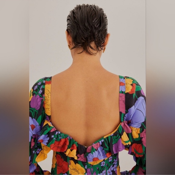 NWT Farm Rio Women's Floral Dress - Multicolor - Picture 9 of 13